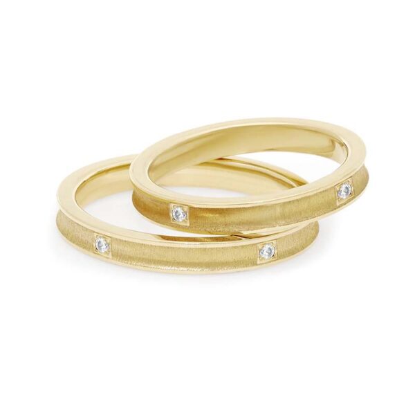 fede matrimonio comete oro giallo e diamanti