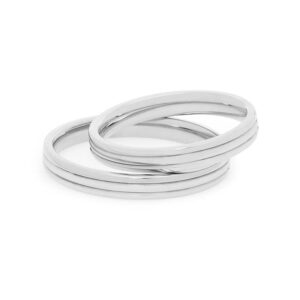 fedi matrimonio in oro bianco comete gioielli