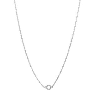 catenina argento rosato