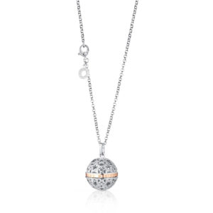 collana chiama desideri giannotti argento rosato zirconi swarovski blu stella scrigno apribile