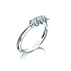 anello trilogy corona bibigì diamanti