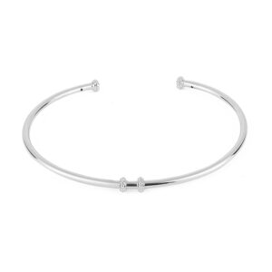 bracciale rigido rosato gioielli argento rodio