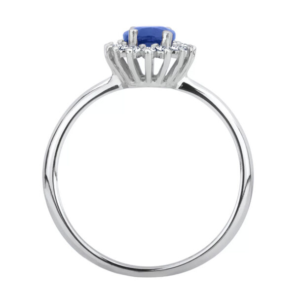 anello kate bibigì zaffiro blu