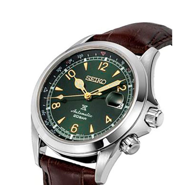 Orologio-Seiko-Alpinist-Pelle-Automatico-Verde-SPB121J1
