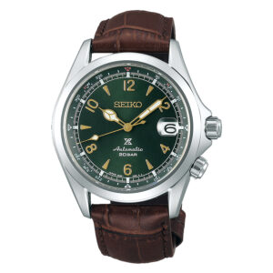 Orologio-Seiko-Alpinist-Pelle-Automatico-Verde-SPB121J1