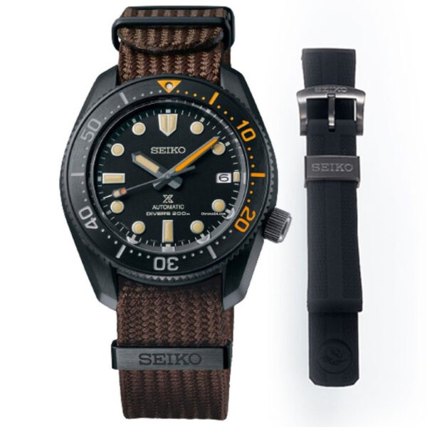Orologio-Seiko-Black-Series-automatico-limited-5500pz-doppio-cinturino-SPB255J1