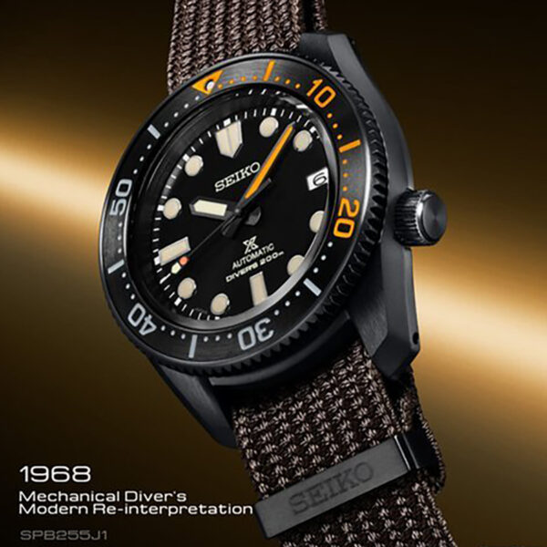 Orologio-Seiko-Black-Series-automatico-limited-5500pz-doppio-cinturino-SPB255J1