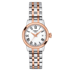 orologio da donna tissot classic dream lady bicolore con numeri romani
