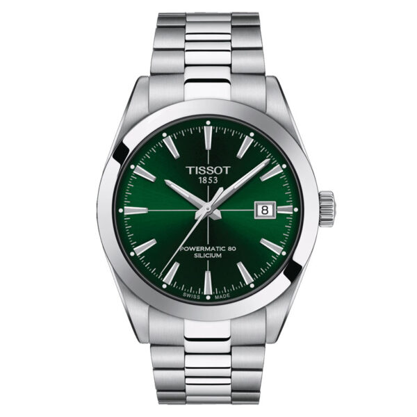 orologio da uomo automatico tissot gentleman powermatic 80 verde