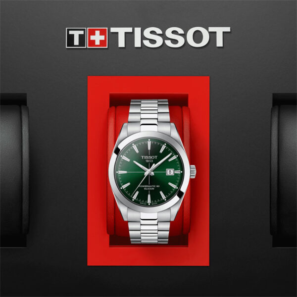 orologio da uomo automatico tissot gentleman powermatic 80 verde