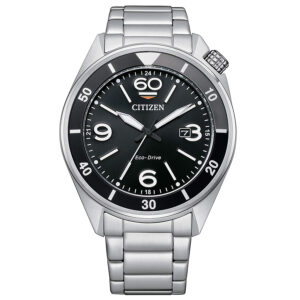 Orologio-citizen-eco-drive-sea-plane-uomo-acciaio-nero-AW1710-80E