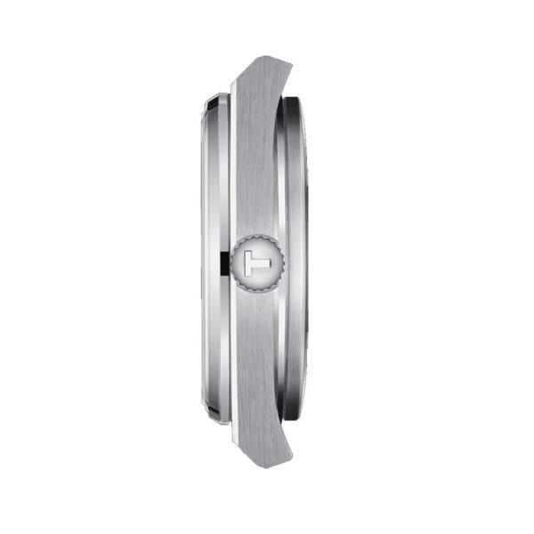 orologio tissot prx 35 mm in acciaio visto di fianco
