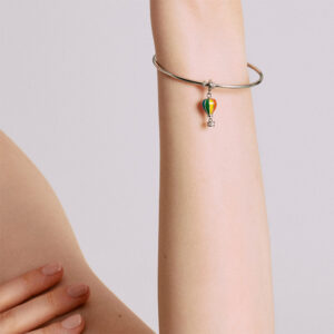 bracciale armonico rosato argento rzb024