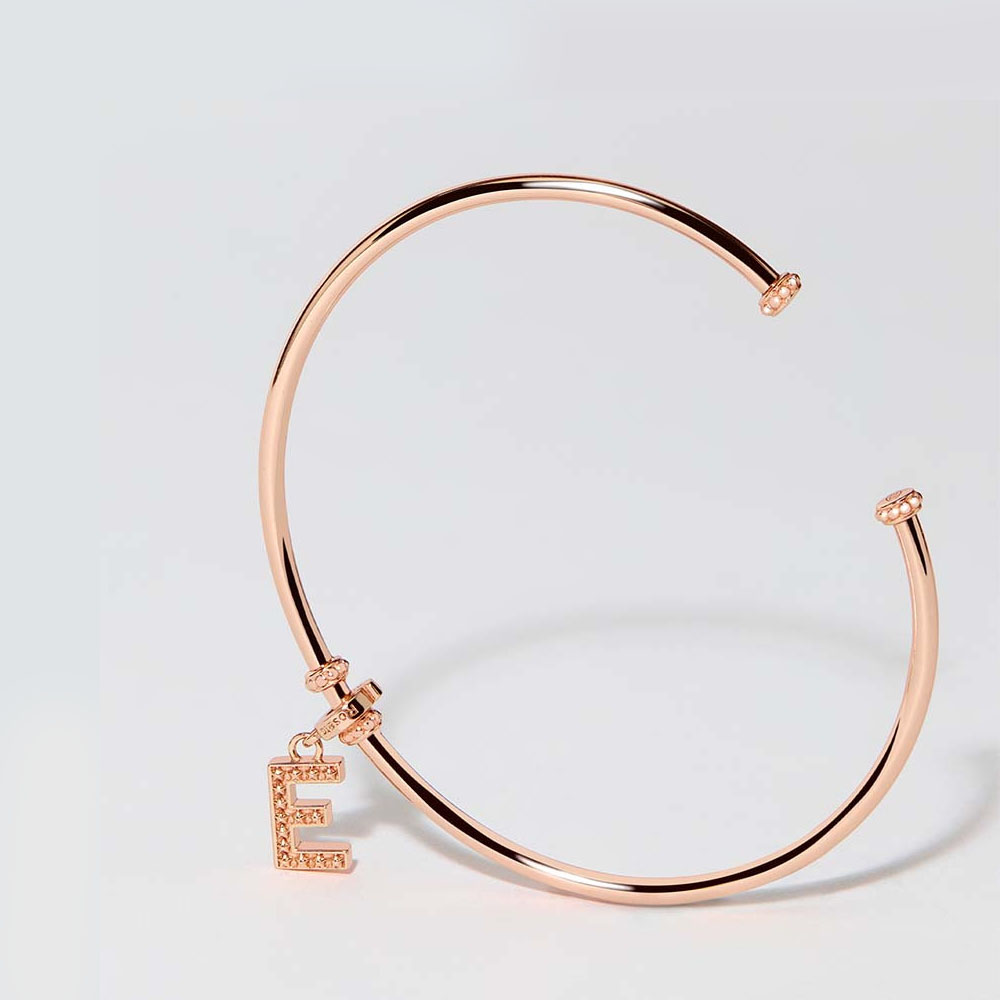 bracciale rigido rosato argento oro rosa rzb025