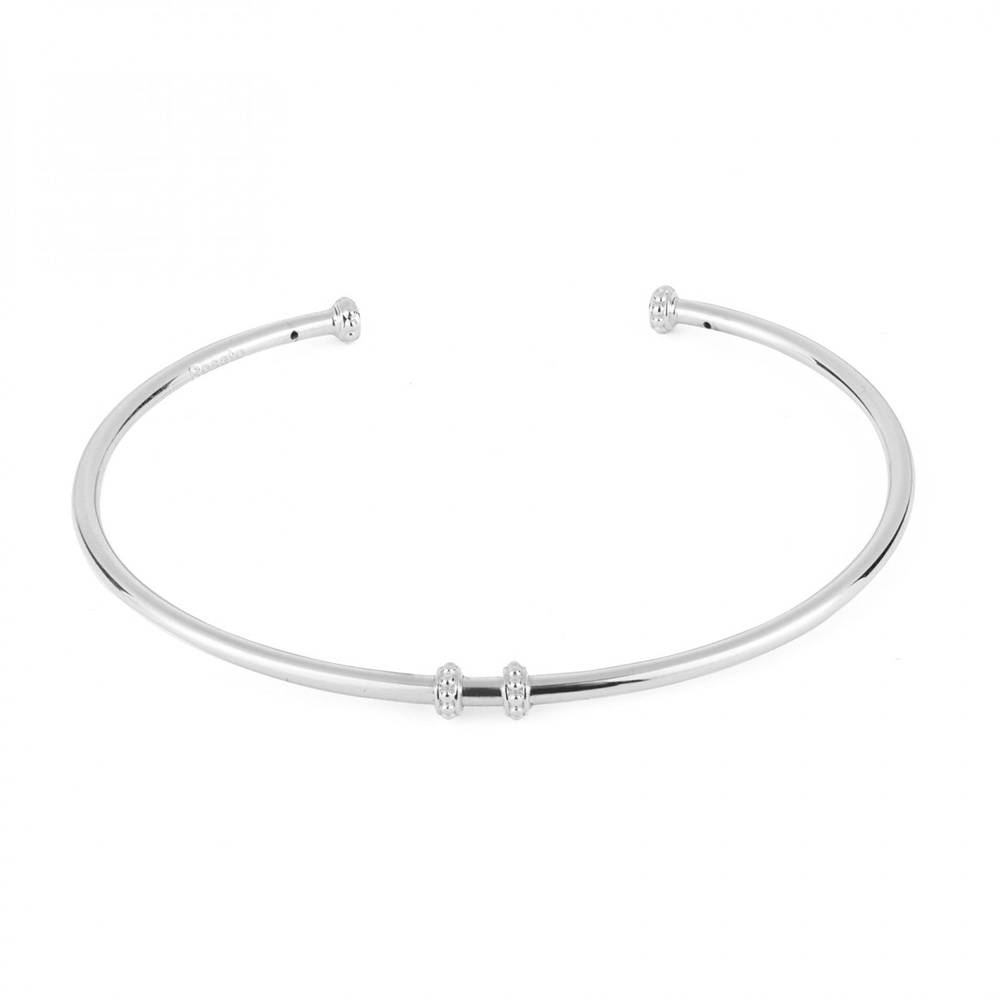 bracciale rigido rosato argento rzb024
