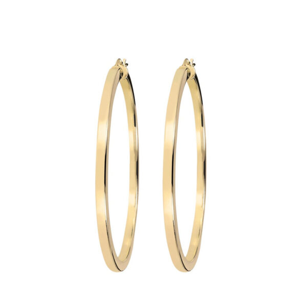 orecchini a cerchio anelle grando placcate oro giallo di bronzallure wsbz0099y.y