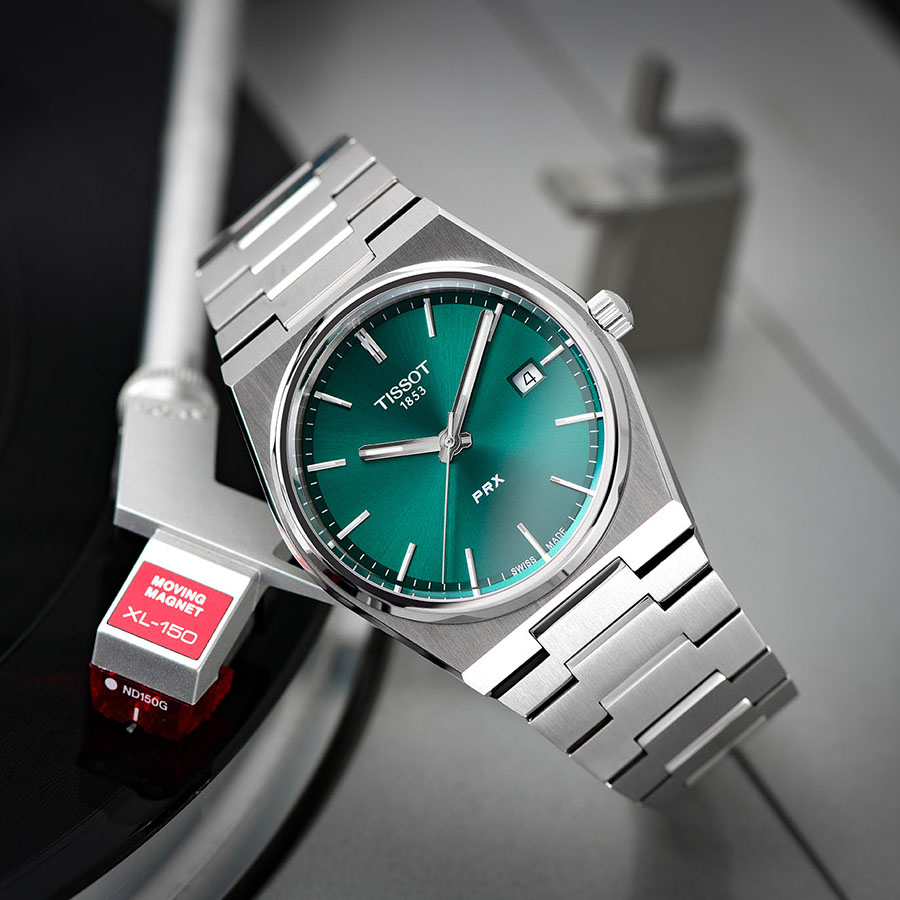Orologio Uomo Tissot PRX Verde Gioielleria Baravelli
