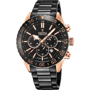 Orologio-Festina-Ceramic-Uomo-Crono-Nero-PVD-Oro-Rosa-f20578_1