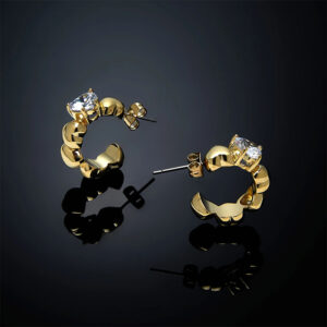 orecchini a cerchio piccoli collezione cuoricino di chiara ferragni j19avt14. idee regalo san valentino