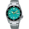 Orologio da uomo Seiko 5 Sports 38 mm Automatico Quadrante Verde acqua in acciaio SRPK33K1