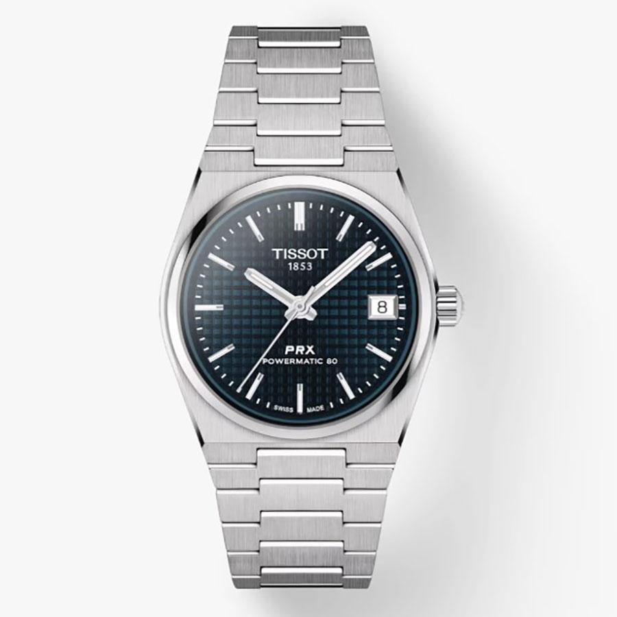 orologio tissot prx 35 mm blu automatico uomo donna T137.207.11.041.00