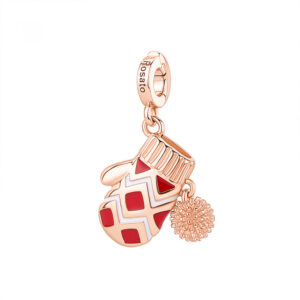 ciondolo charm rosato guanto oro rosa rzle085