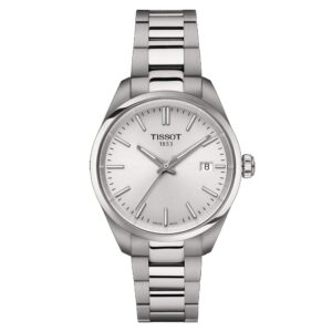 orologio donna tissot pr 100 quadrante argento in acciaio t1502101103100