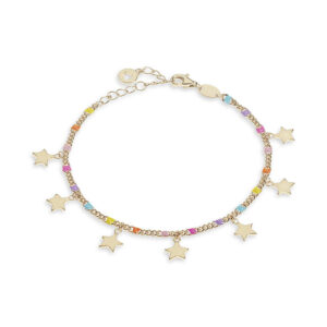 bracciale stelle argento oro giallo comete bra 249