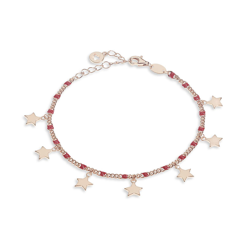 bracciale stelle argento oro rosa comete bra 246