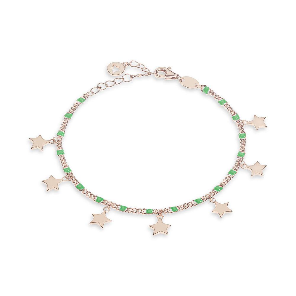 bracciale stelle argento oro rosa comete bra 248