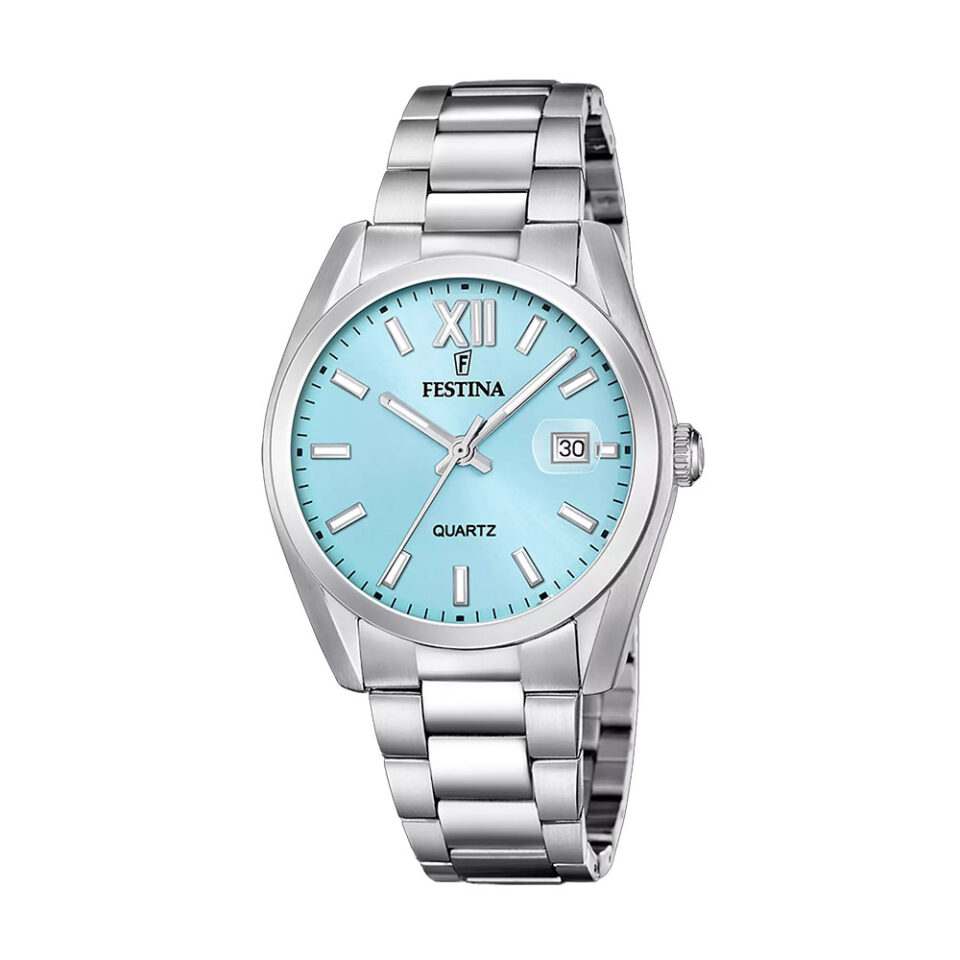 Orologio-Festina-Classics-Uomo-Quarzo-Cassa-Bracciale-Acciaio-Quadrante-Azzurro-F20707-2