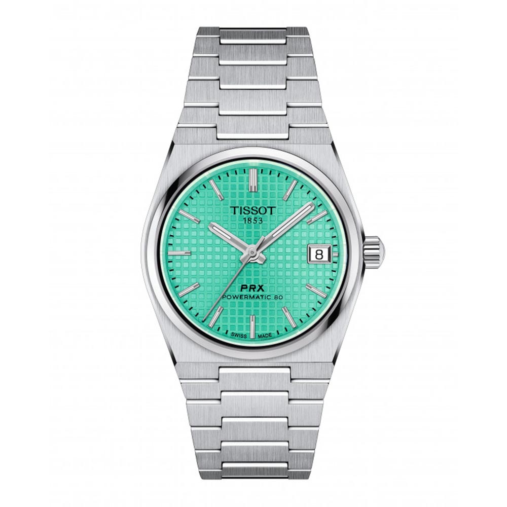 Orologio-Tissot-PRX-Automatico-35mm-verde-Tiffany-T137.207.11.091.01