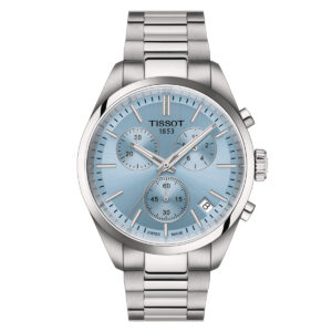 Orologio-uomo Tissot-PR 100-Cronografo-Azzurro-Acciaio-T150.417.11.351.00