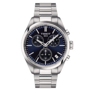 Orologio-uomo Tissot-PR 100-Cronografo-Blu-Acciaio-T150.417.11.041.00