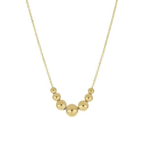 collana con sfere oro giallo baravelli gold c6v2op