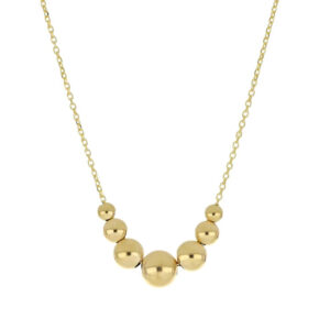 collana palline oro giallo baravelli gold c6v2op