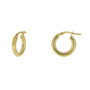 orecchini cerchio oro giallo baravelli O1S2OB