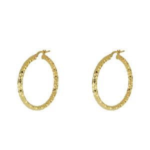 orecchini cerchio oro giallo baravelli O212OD