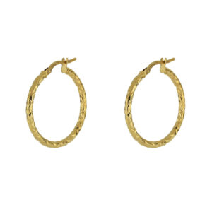 orecchini cerchio oro giallo baravelli O242OD