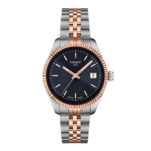 Orologio-Tissot-Ballade-Lady-Quarzo-34mm-Acciaio-PVD-Oro-Rosa-Blu-T156.210.22.041.00