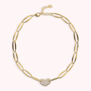 Collana Bronzallure Cuore Placcata Oro Giallo WSBZ02374Y 2
