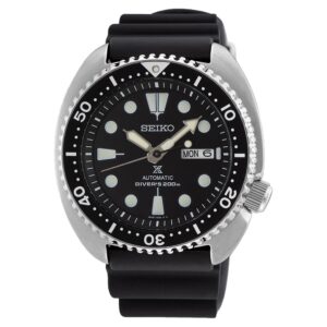 orologio uomo automatico subacqueo professionale seiko prospex turtle nero gomma srpe93k1