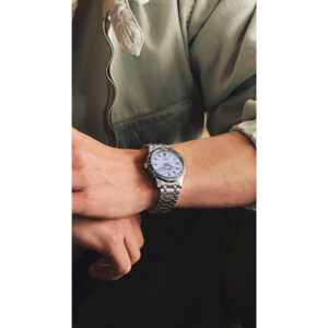 Orologio Seiko -uomo-Presage-Style-60-Automatico-Azzurro Data-Acciaio-SRPL73J1 1