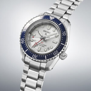 Orologio Seiko Prospex GMT Automatico Acciaio Bianco 300m SPB519J1 1