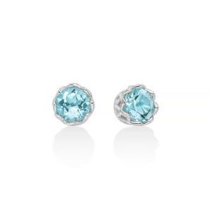 orecchini argento topazio azzurro miluna erd3125