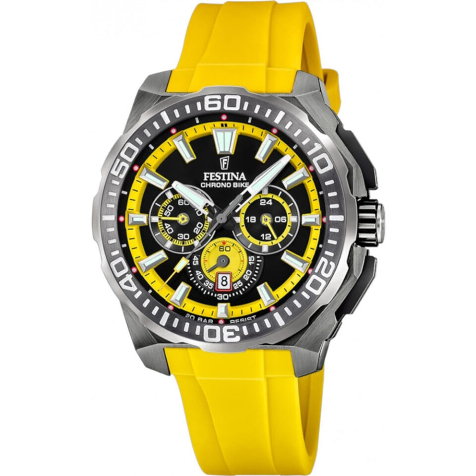 Orologio-Festina-Uomo-Chronobike-Nero-Gomma-Gialla-20725-1