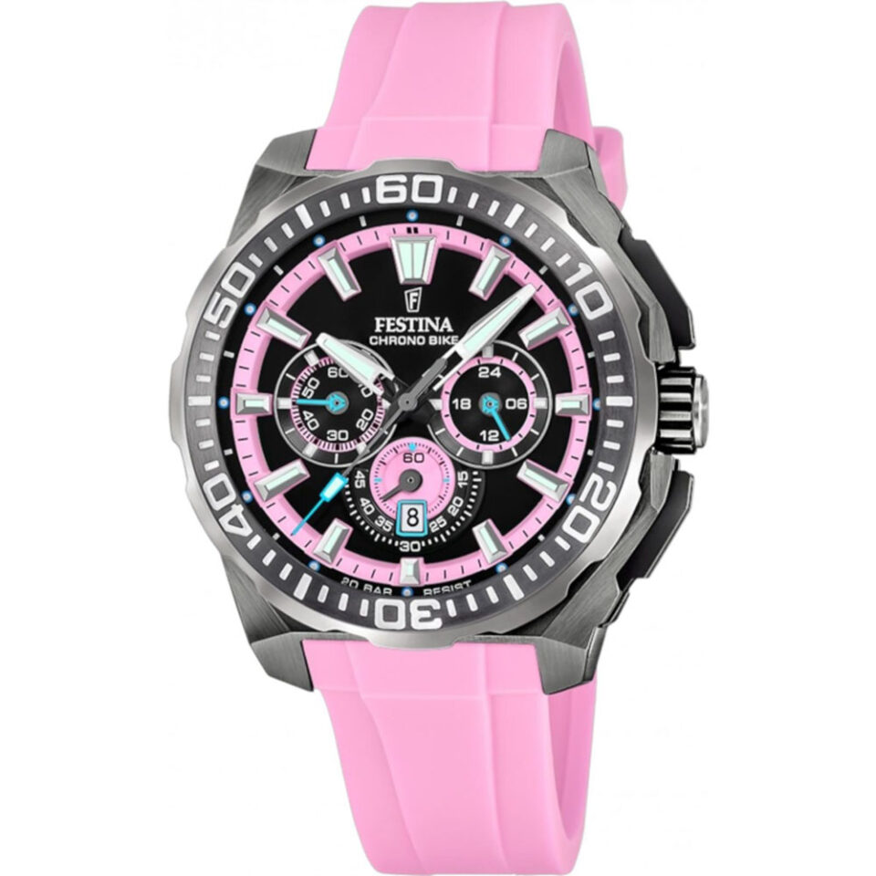 Orologio-Festina-Uomo-Chronobike-Nero-Gomma-Rosa-20725-2
