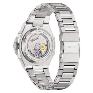 Orologio-Citizen-880-GMT-Mechanical-Automatico-Batman-Quadrante-Nero-Vetro-Zaffiro-Acciaio-NB6031-56E-1