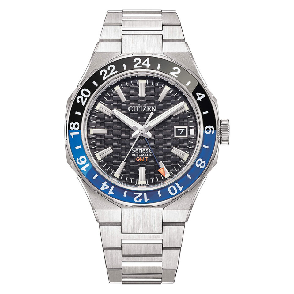 Orologio-Citizen-880-GMT-Mechanical-Automatico-Batman-Quadrante-Nero-Vetro-Zaffiro-Acciaio-NB6031-56E.