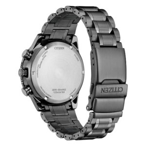 Orologio-Citizen-Skyhawk-U830-Radiocontrollato-Acciaio-PVD-Gun-Quadrante-Nero-Zaffiro-JV2005-58E-1